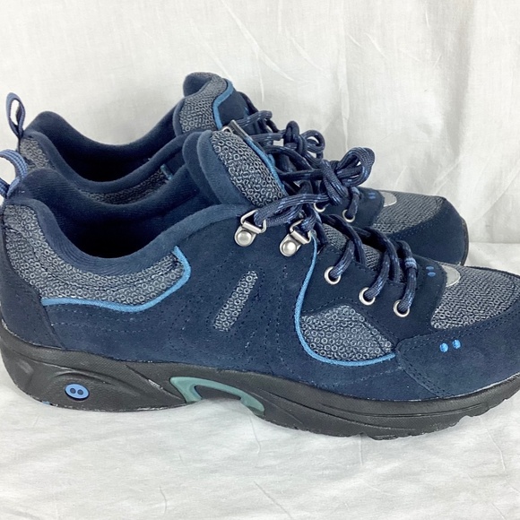 Ryka Shoes - Ryka Navy with Light Blue Accent Women's Walking Sneakers